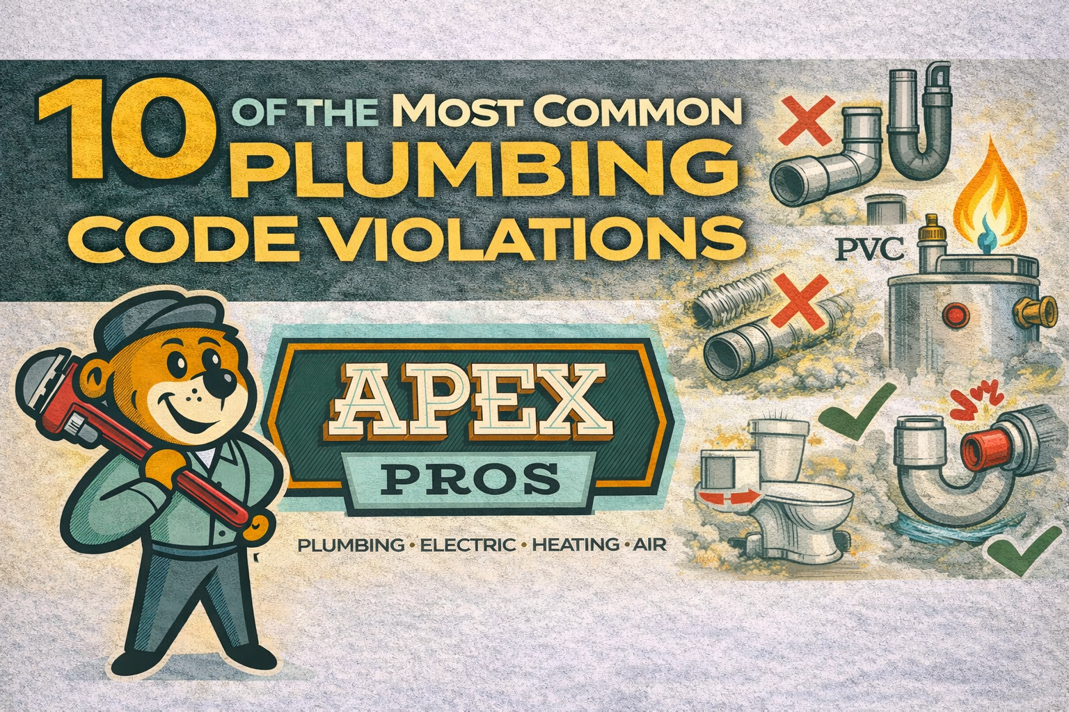10 of the Most Common Plumbing Code Violations