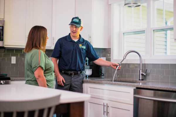 Technician explains how to detect a leak in Colombus, OH