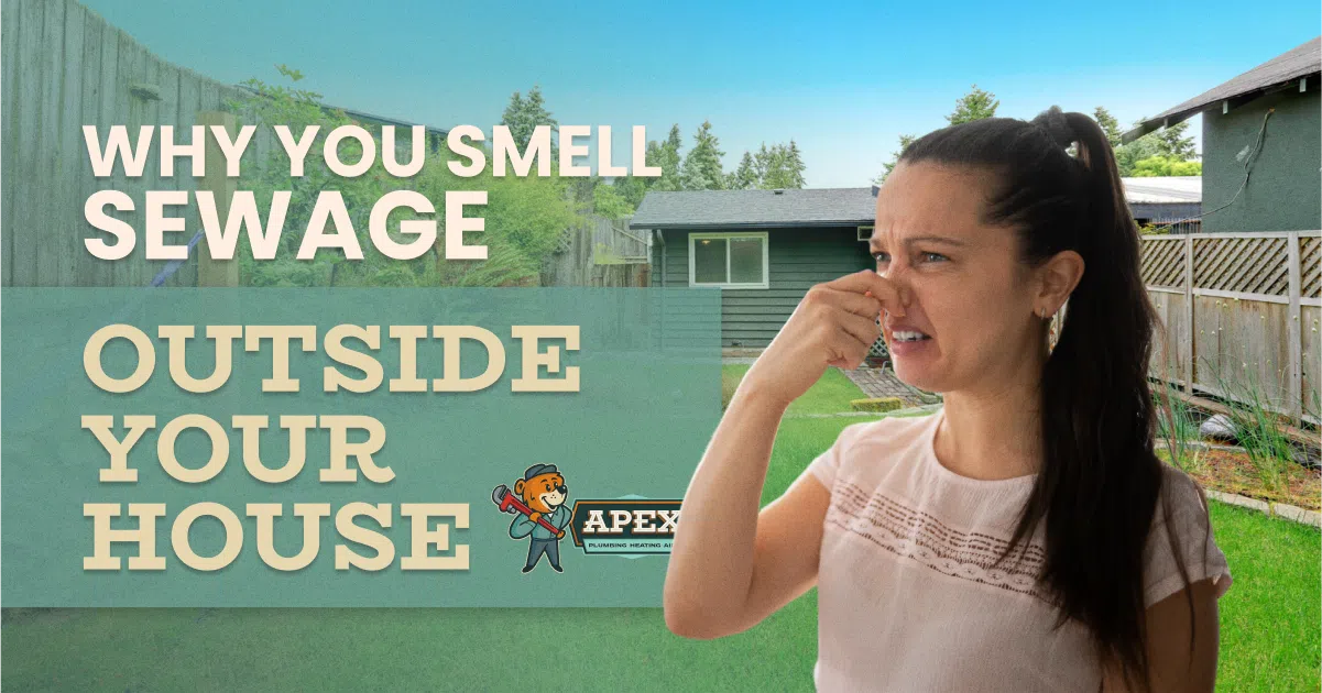sewage smell outside house